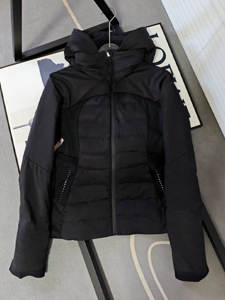 LU women's new slim thin warm down jacket