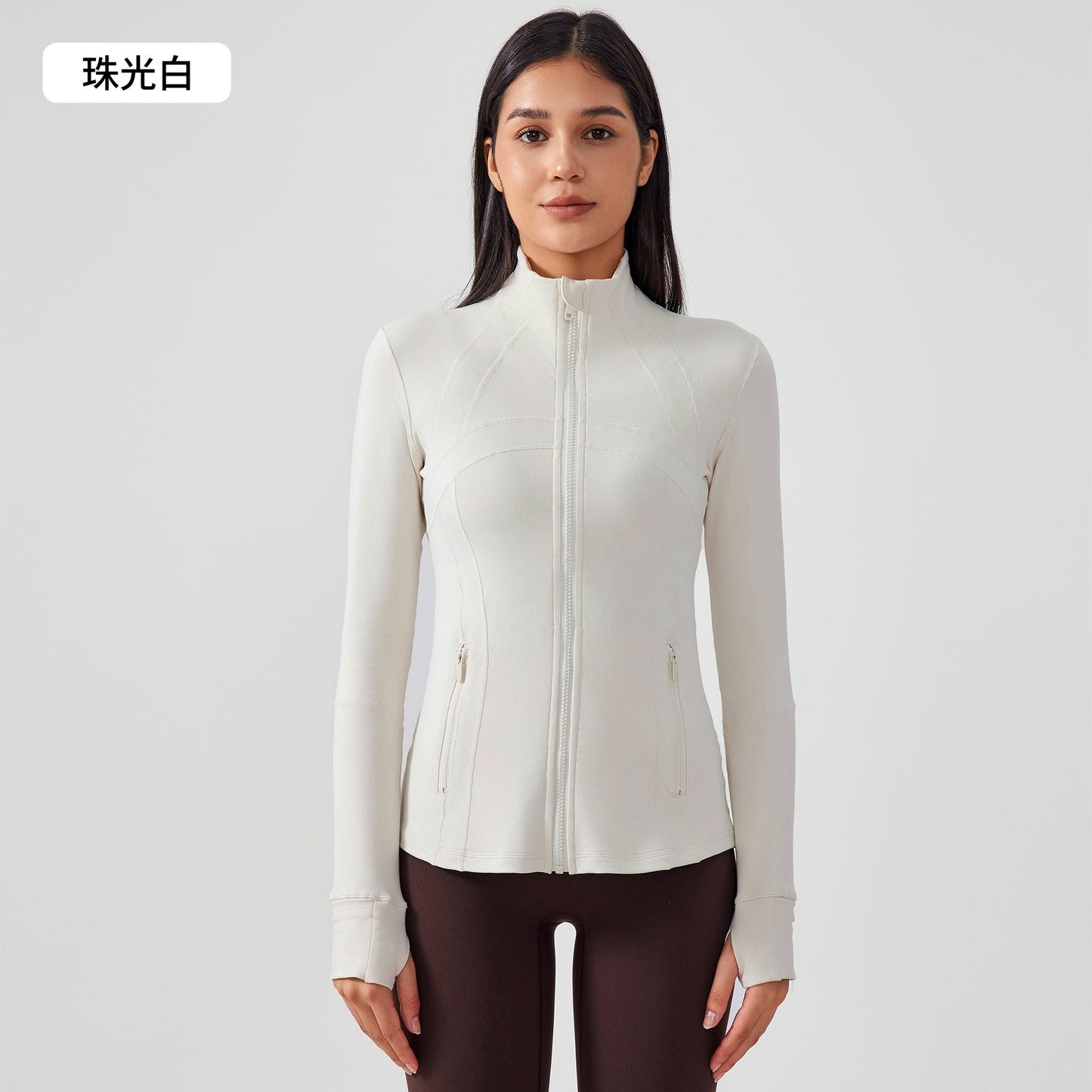 LU Autumn and Winter New Stretch Running Fitness Yoga Long Sleeve Jacket