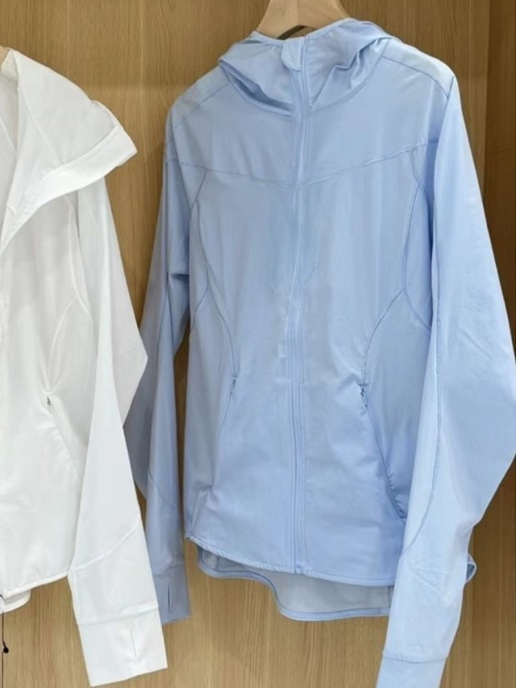 LU women's new hooded slim sunscreen clothing