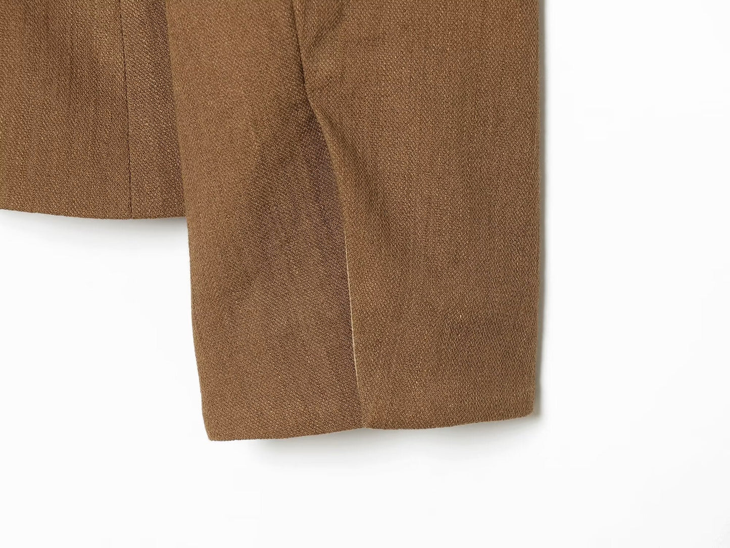 Women's slim linen blend Blazer Coat