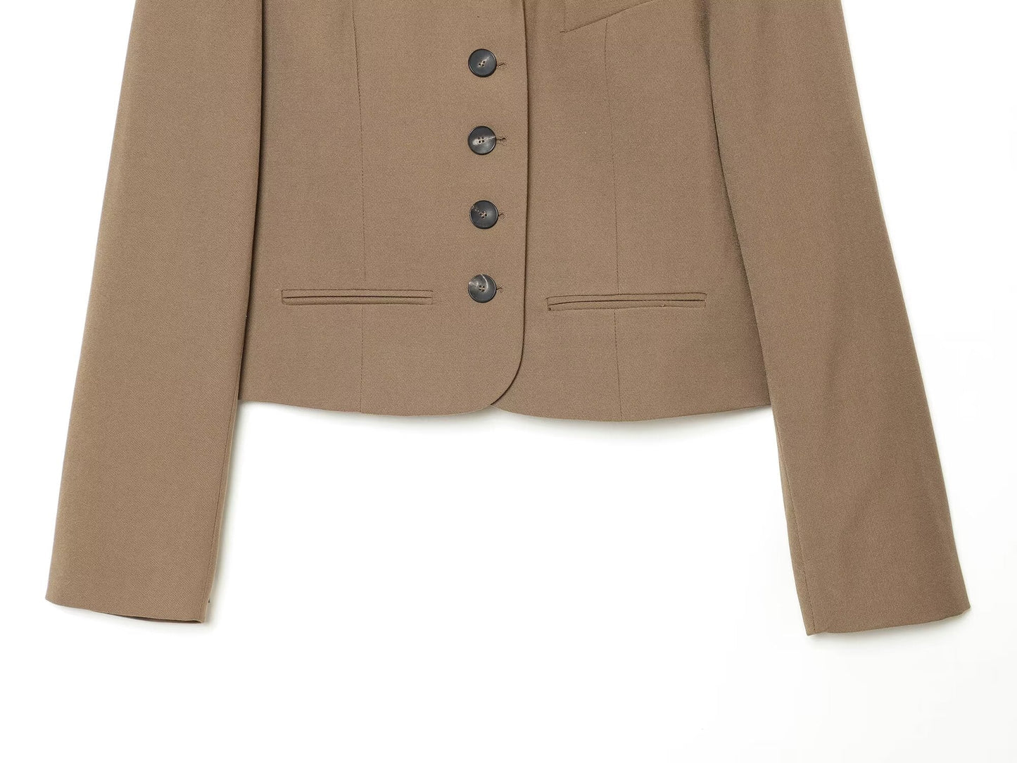 suit Women's 2 pieces slim single breasted lapel Blazer Coat +Pants