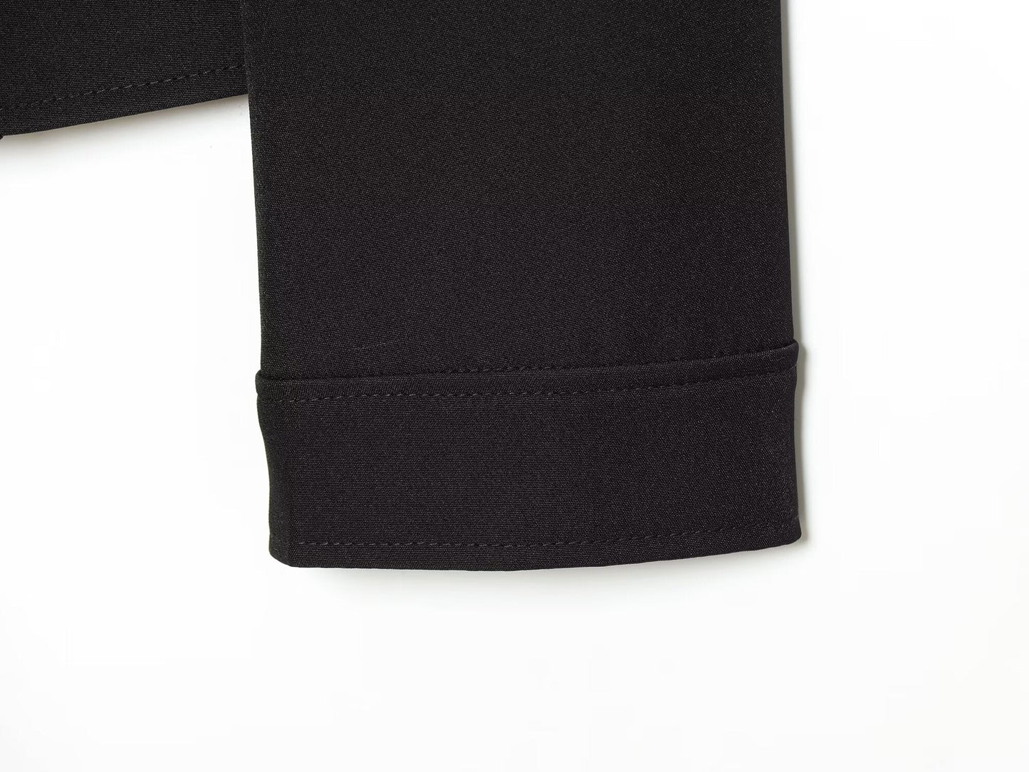 Women's with shoulder pads slim stand collar Coat