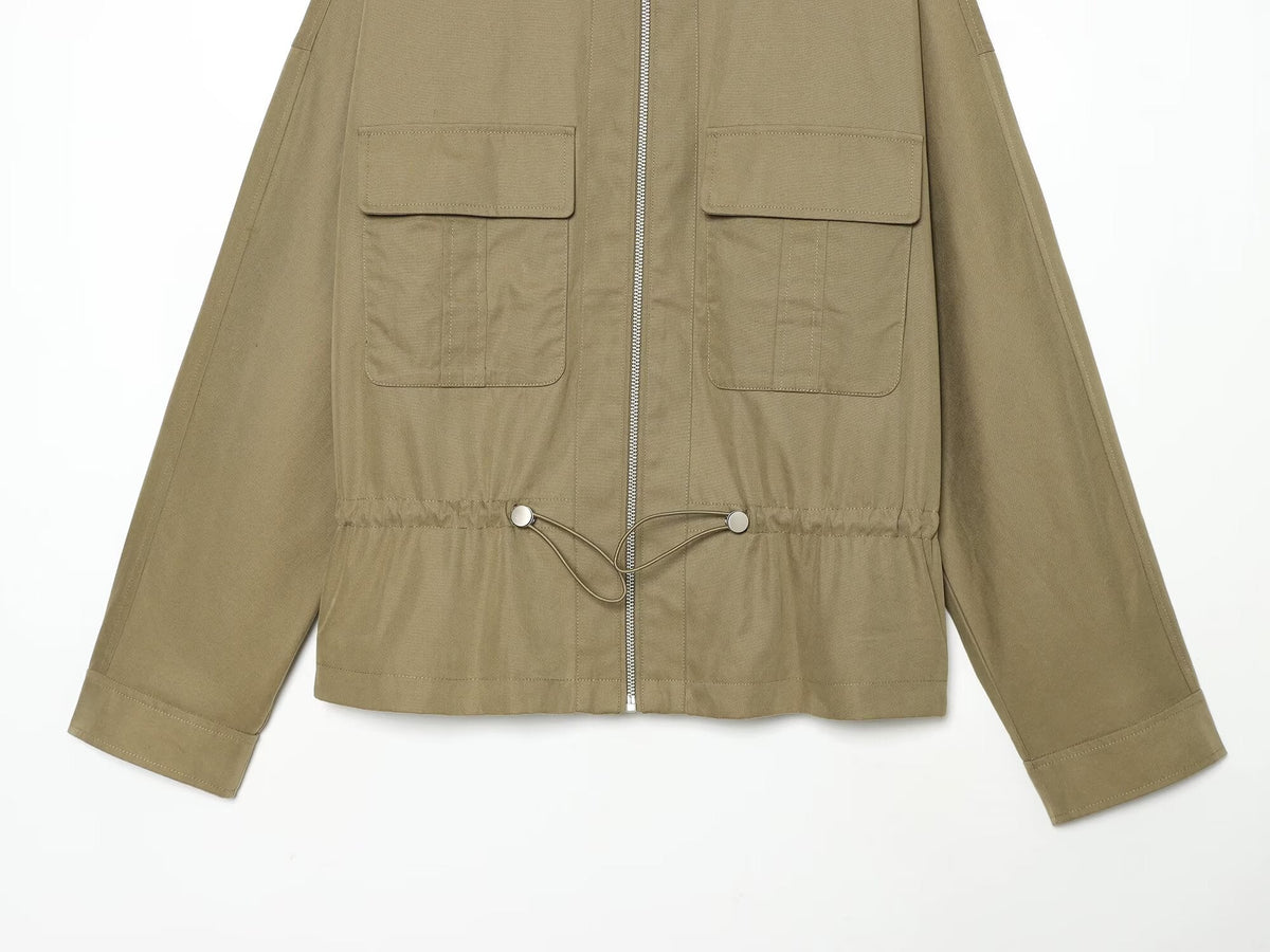 Women's retro casual workwear style cotton Coat