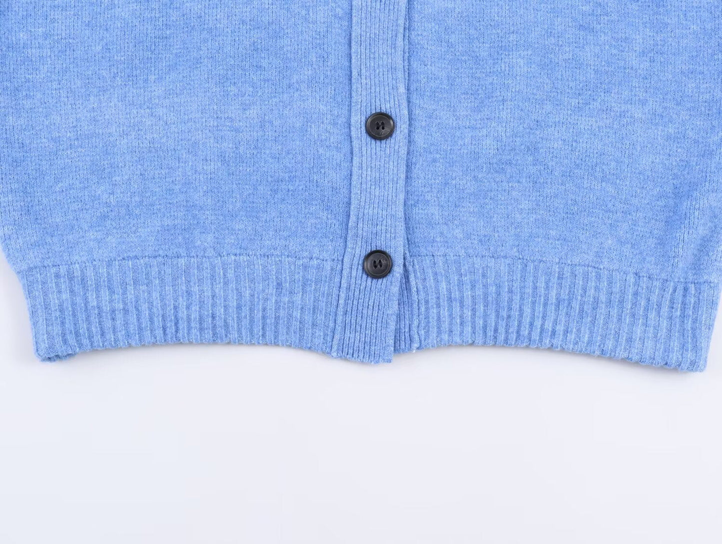 Women's soft textured O Neck knitted Coat