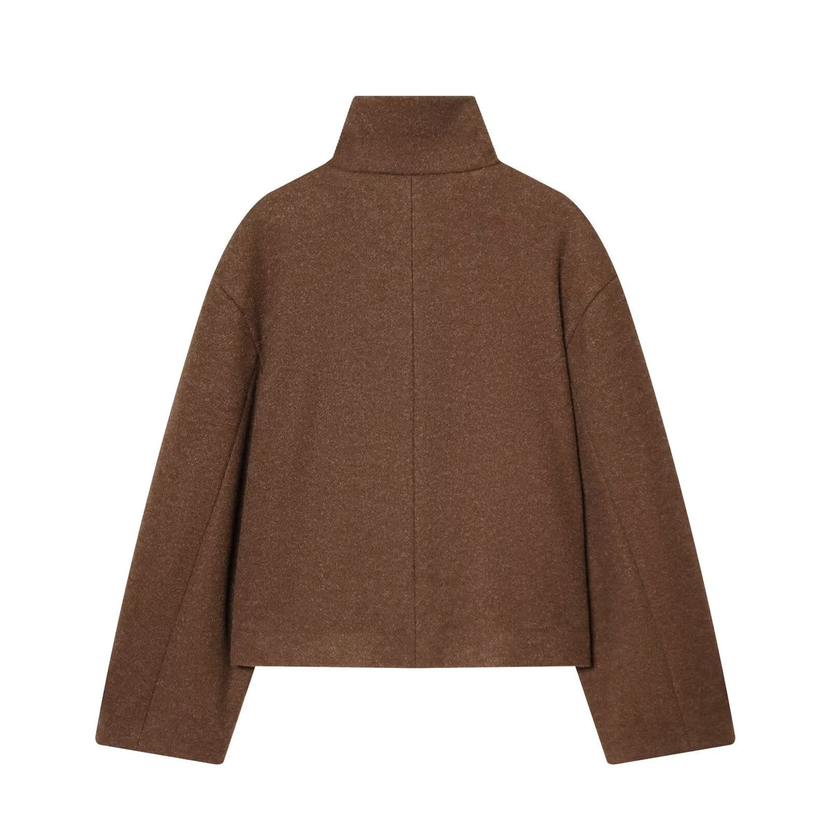 Women's new multi-color stand collar buttoned Coat
