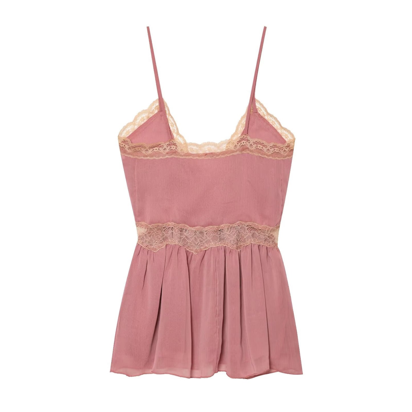 Women's lace suspender lingerie style top