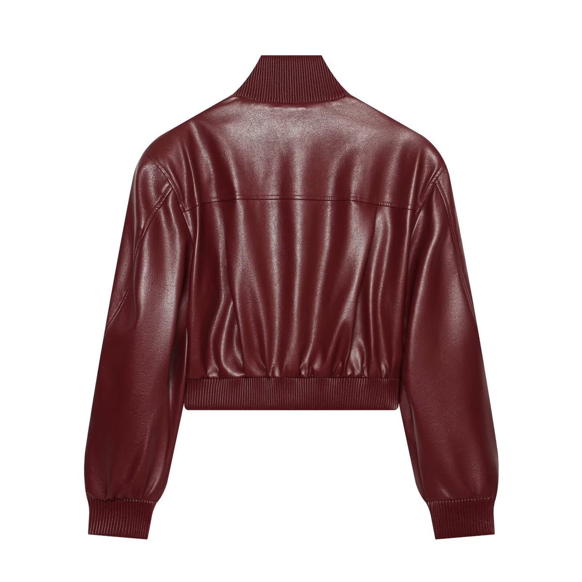 Women's with shoulder pads short pilot jacket Coat