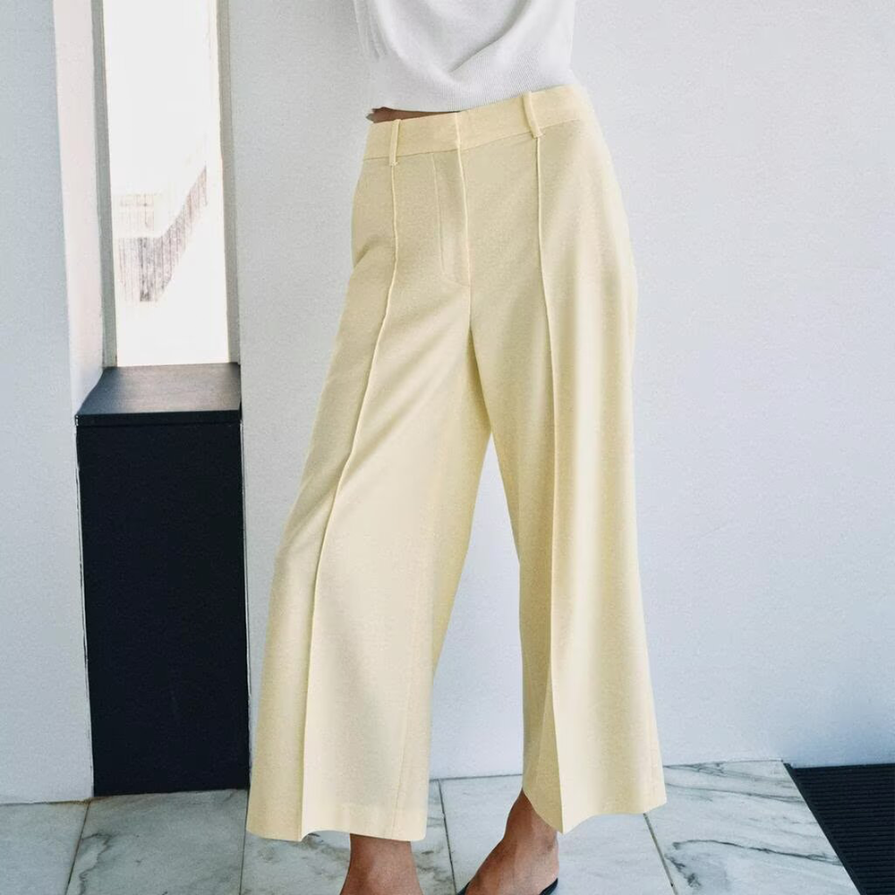Women's casual versatile cropped pants