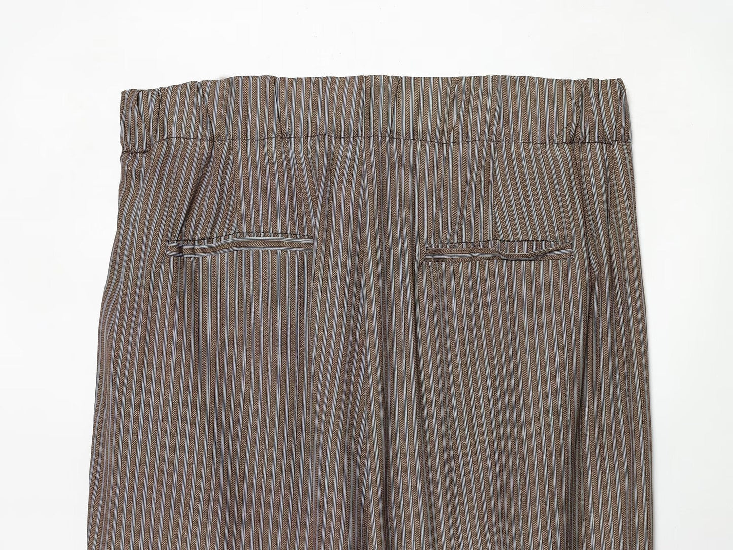 Women's bow decoration linen blended lantern pants
