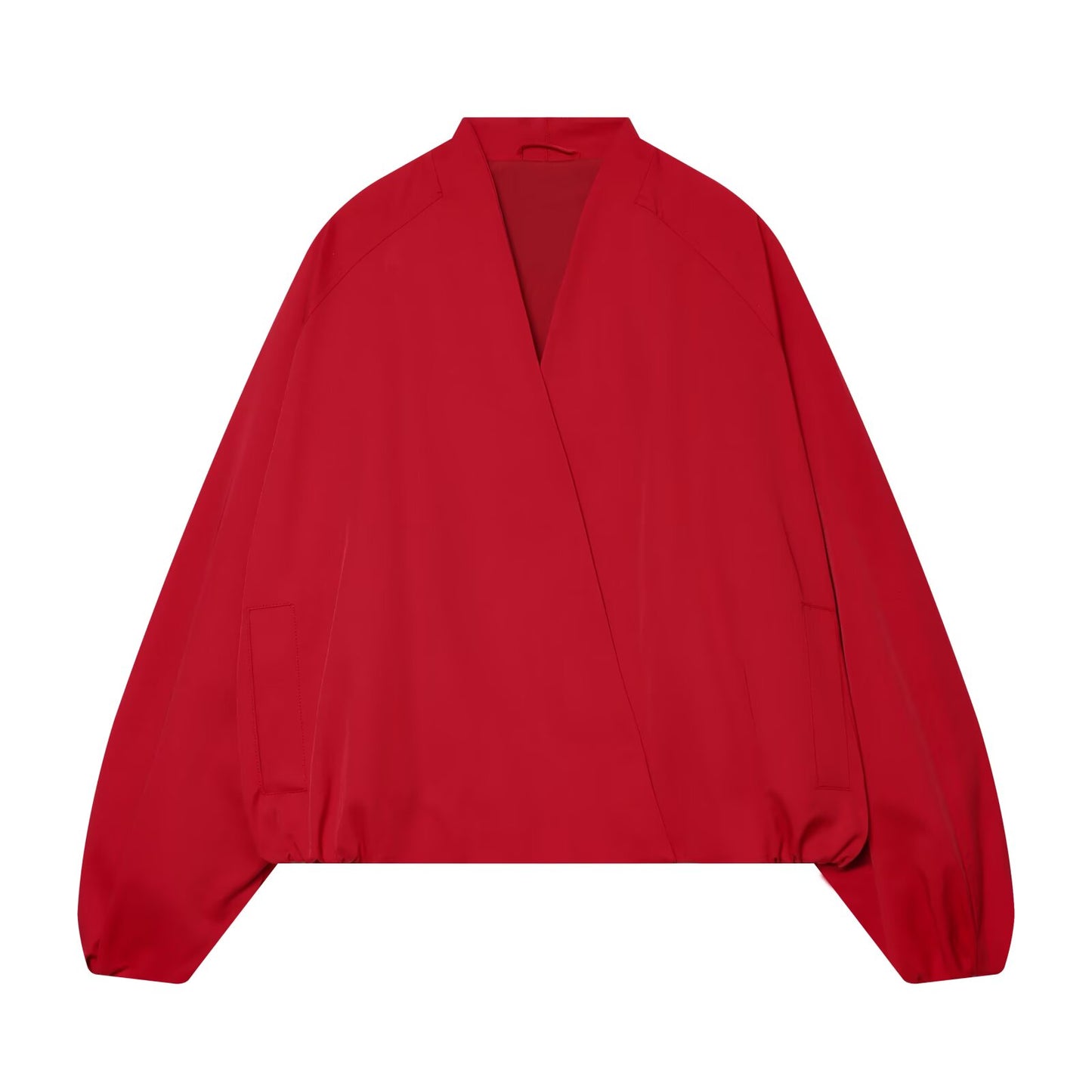 Women's loose V-neck pilot jacket Coat