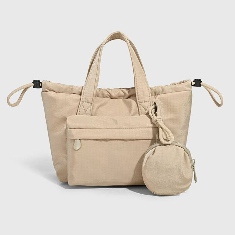 Women's new leisure drawstring design portable messenger bag