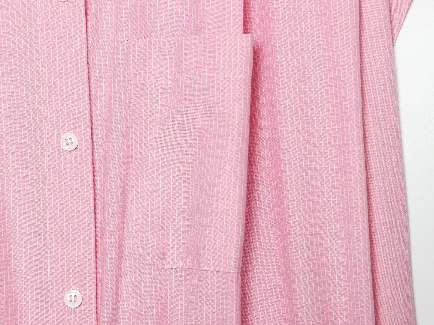 Women's striped short lapel shirt
