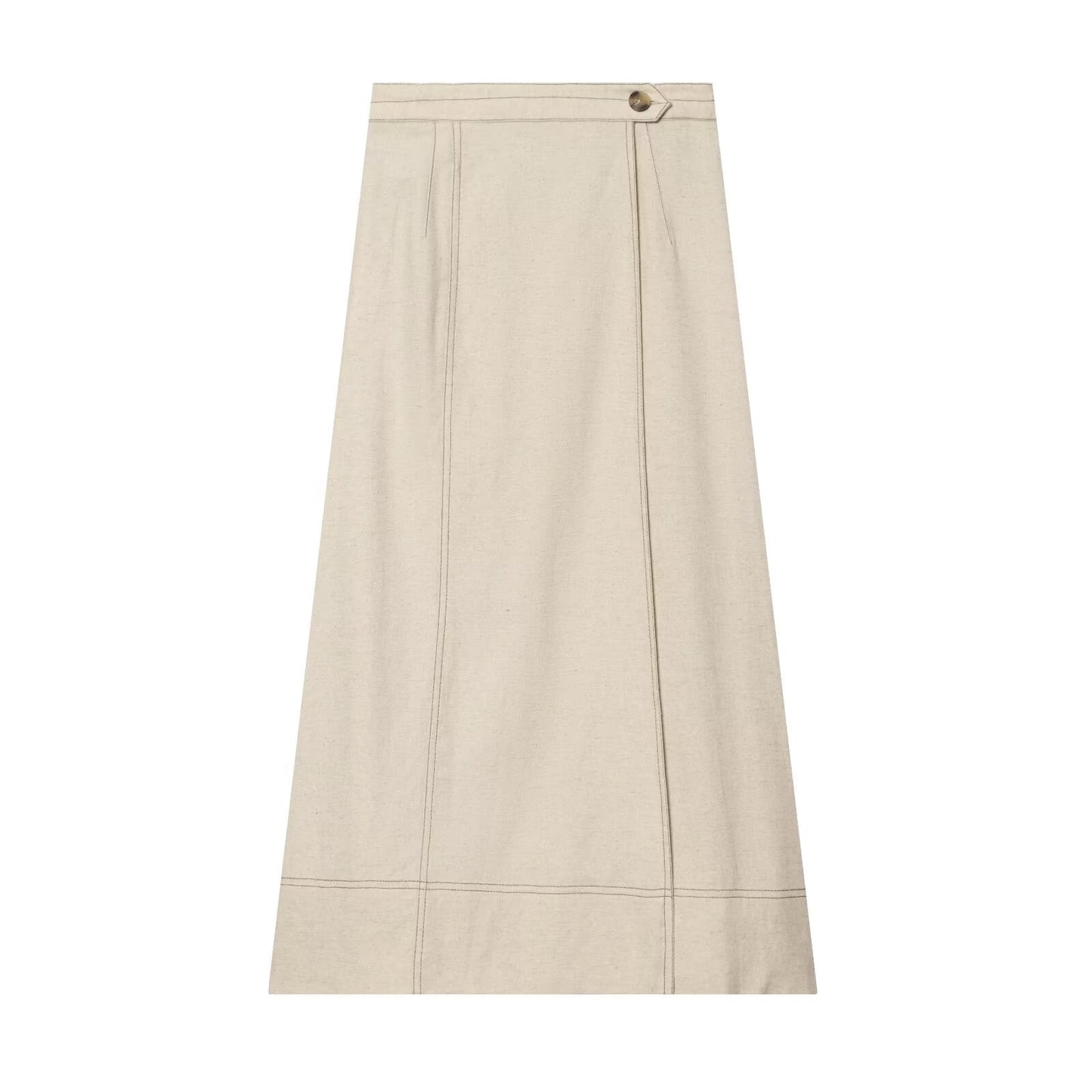 suit Women's 2 pieces Short Line Blended sleeveless Top+skirt
