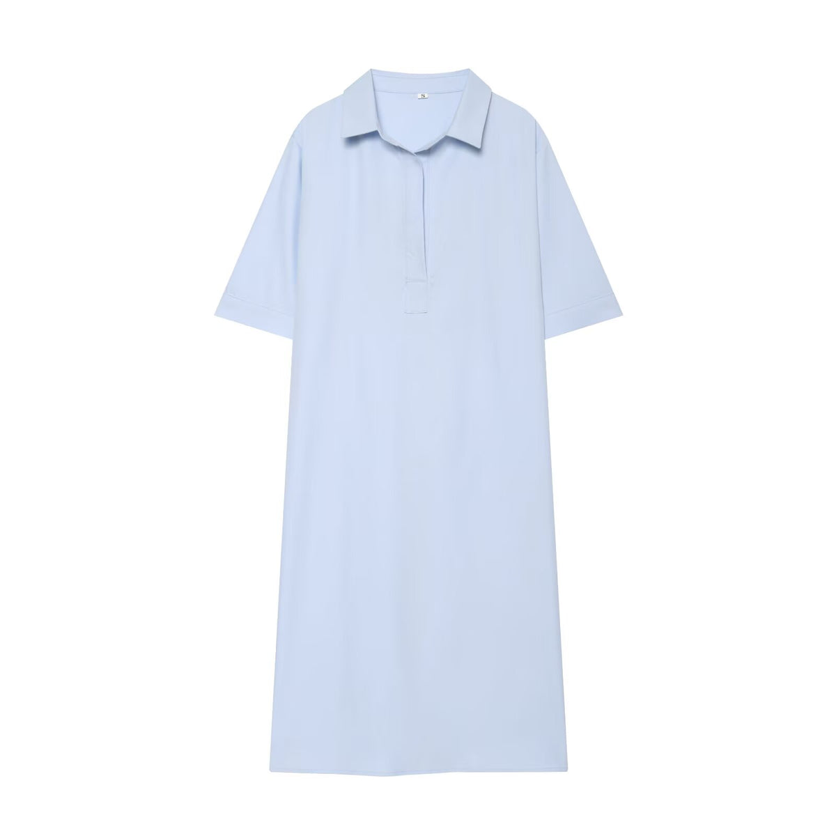 Women's long sleeved shirt style linen blend shirt