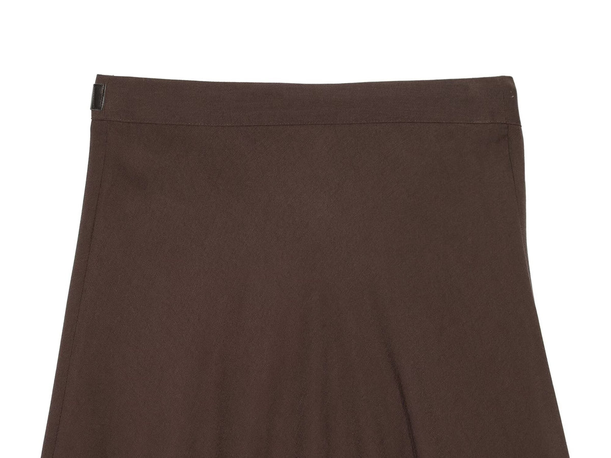 Women's belt decoration casual draped MIDI skirt