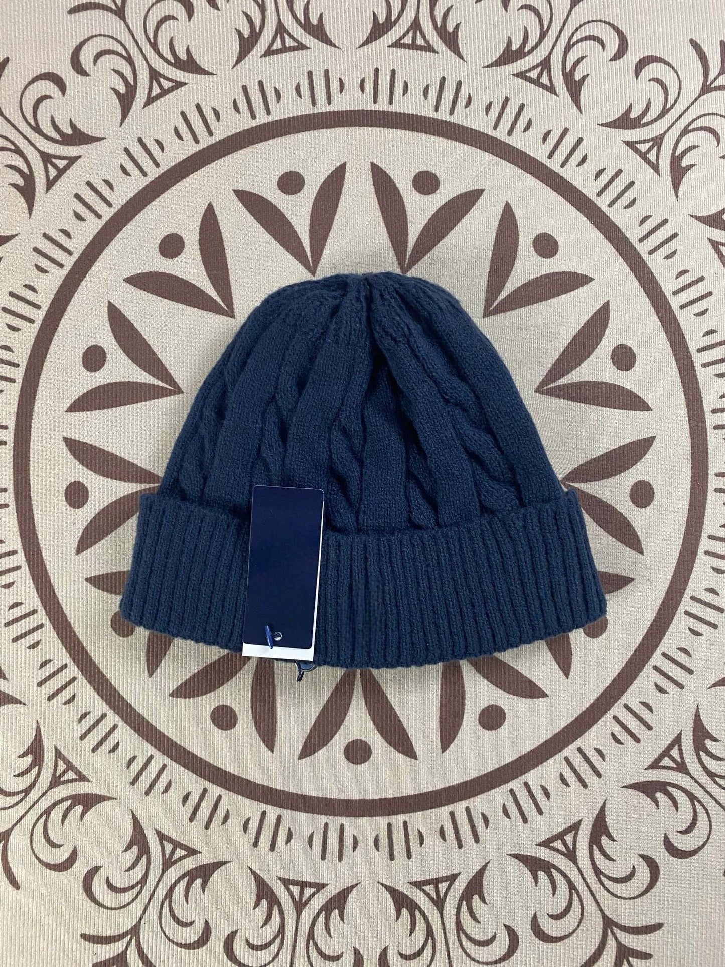 Men's and women's wild embroidered knitted hats windproof and cold-proof hats
