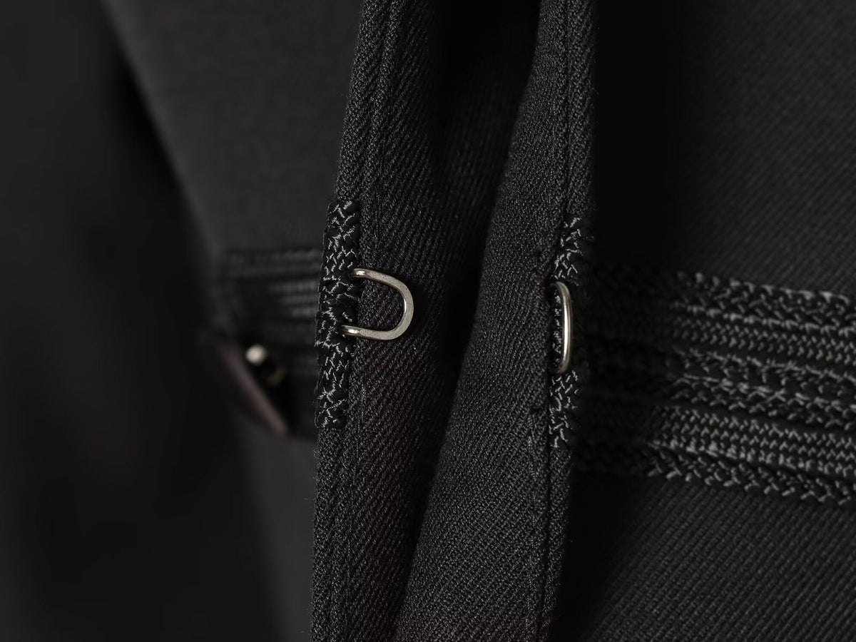Women's with shoulder pads shoulder twill Coat