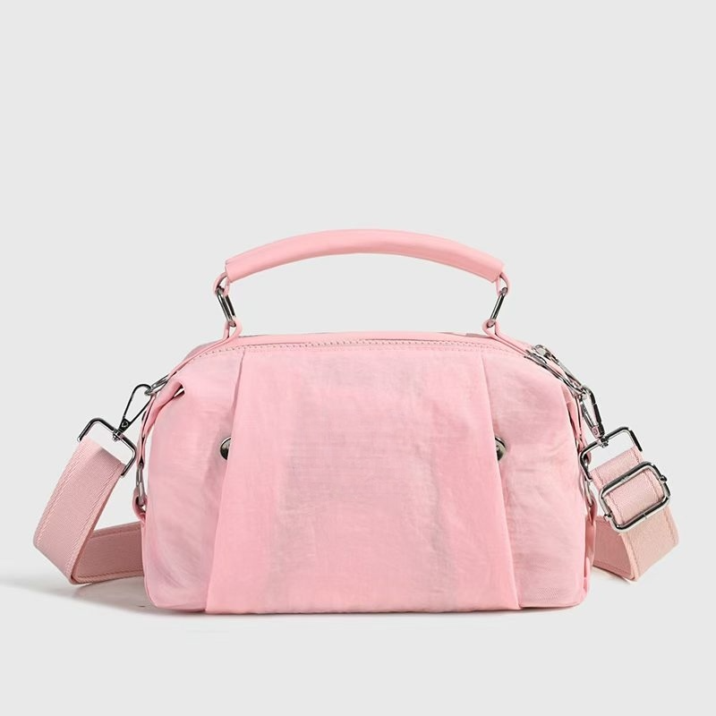 Women's new Joker double zipper design portable messenger bag
