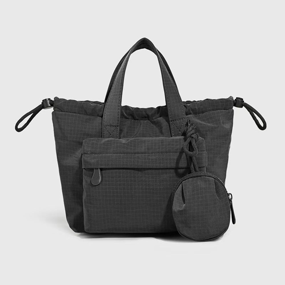 Women's new leisure drawstring design portable messenger bag