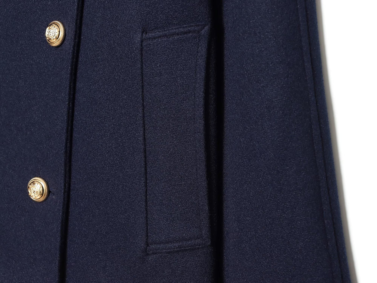 Women's casual double breasted lapel coat