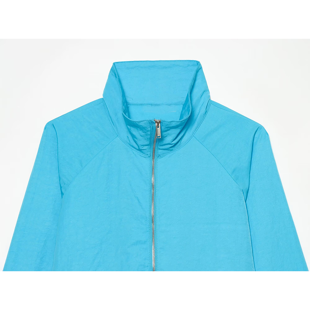 Women's technology fabric stand collar zipper Coat