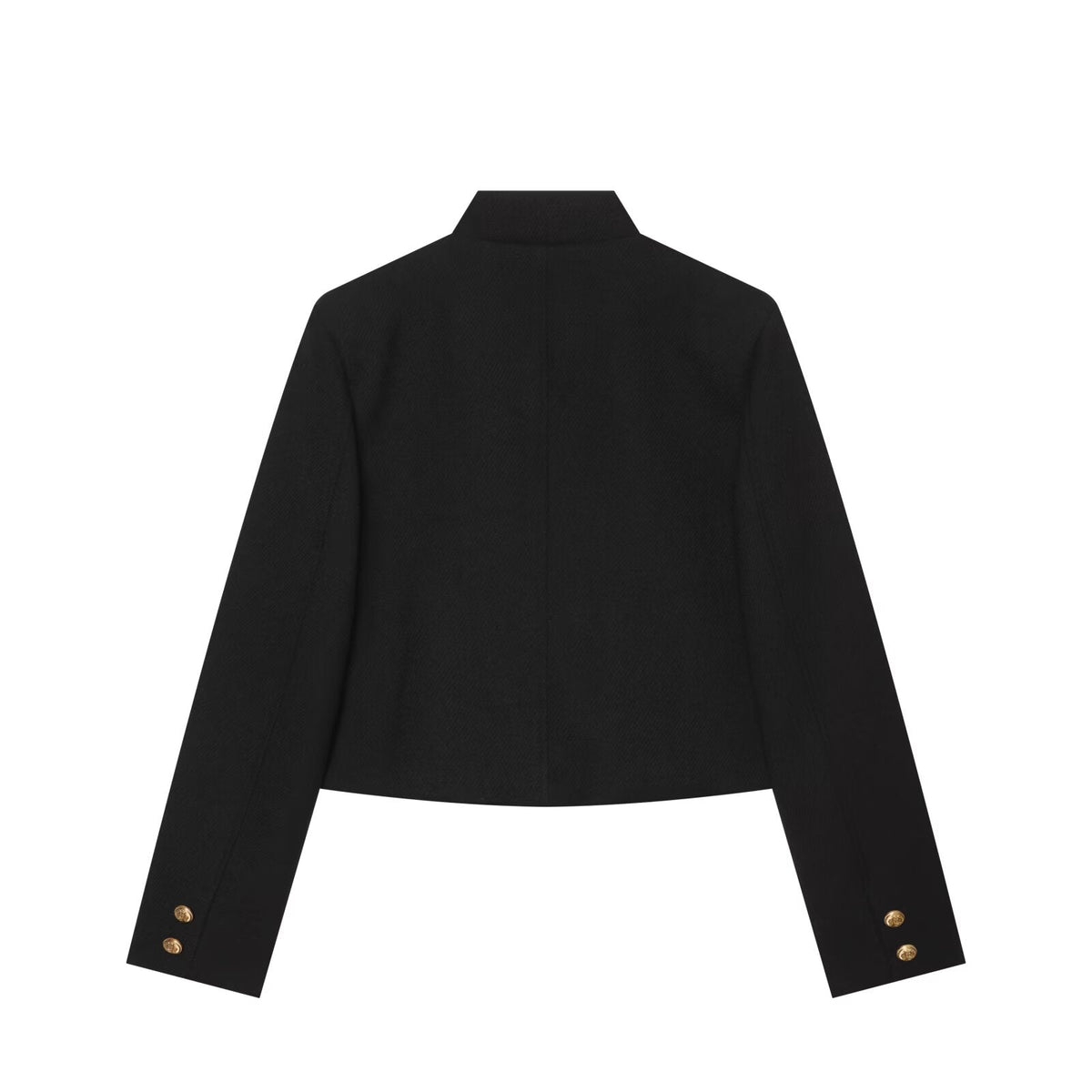 Women's slim short buttoned jacket Coat