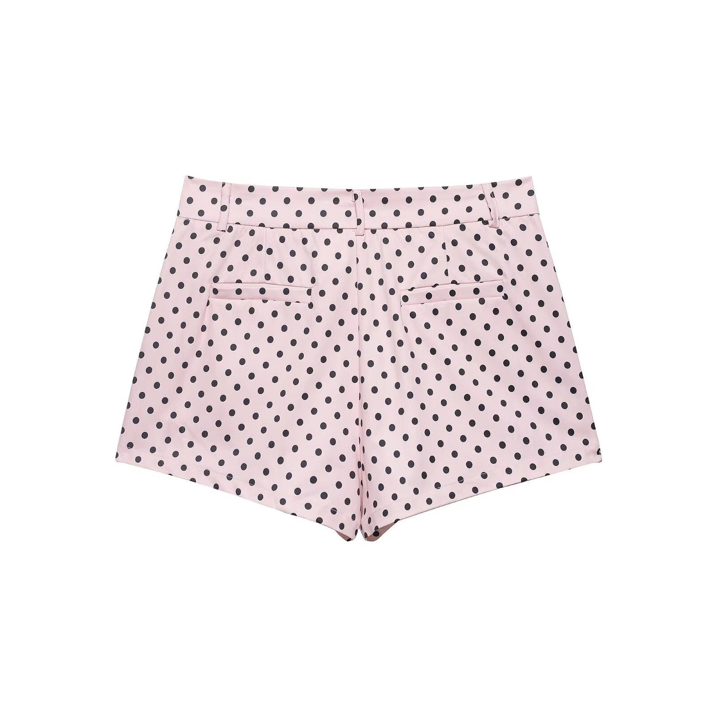 suit Women's 2 pieces polka dot chiffon Coat+shorts
