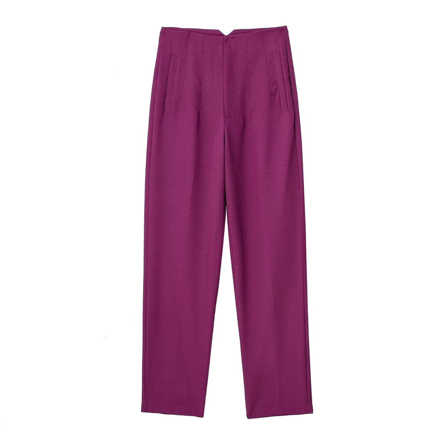 2026 Women's multi-color pleated high waisted pants