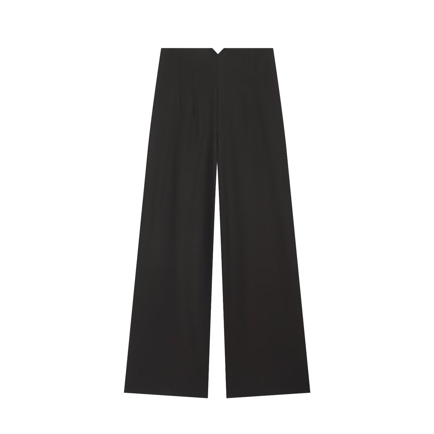 Women's linen blended high waisted pants