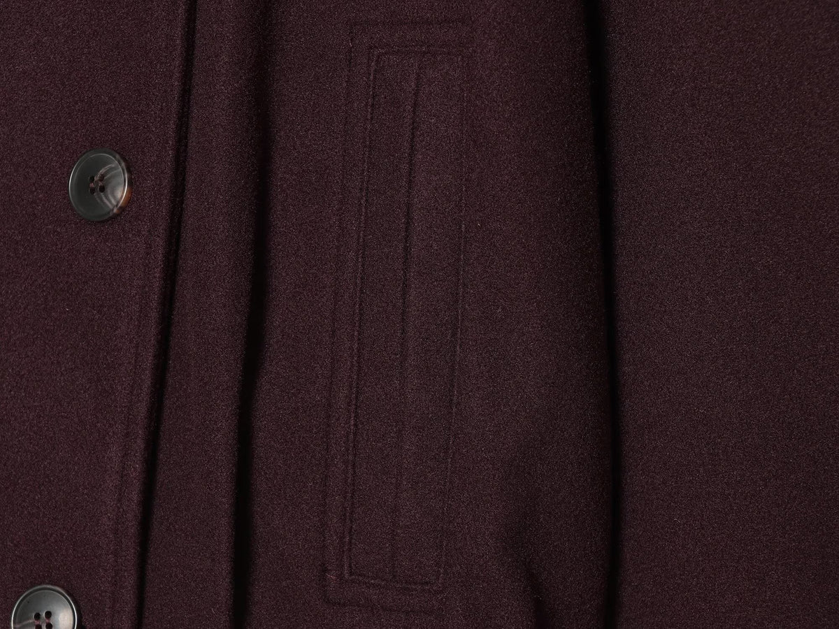 Women's standing collar single breasted jacket Coat