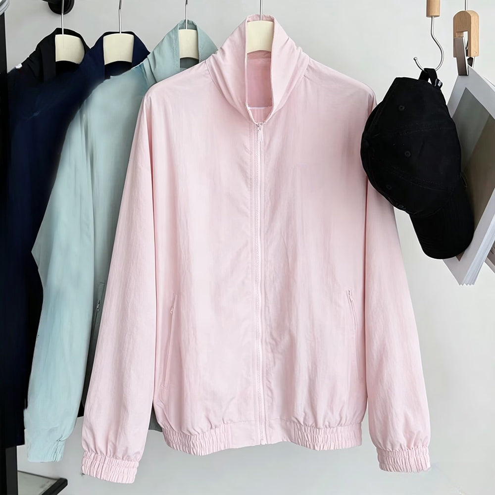 Women's new casual Joker collar jacket coat