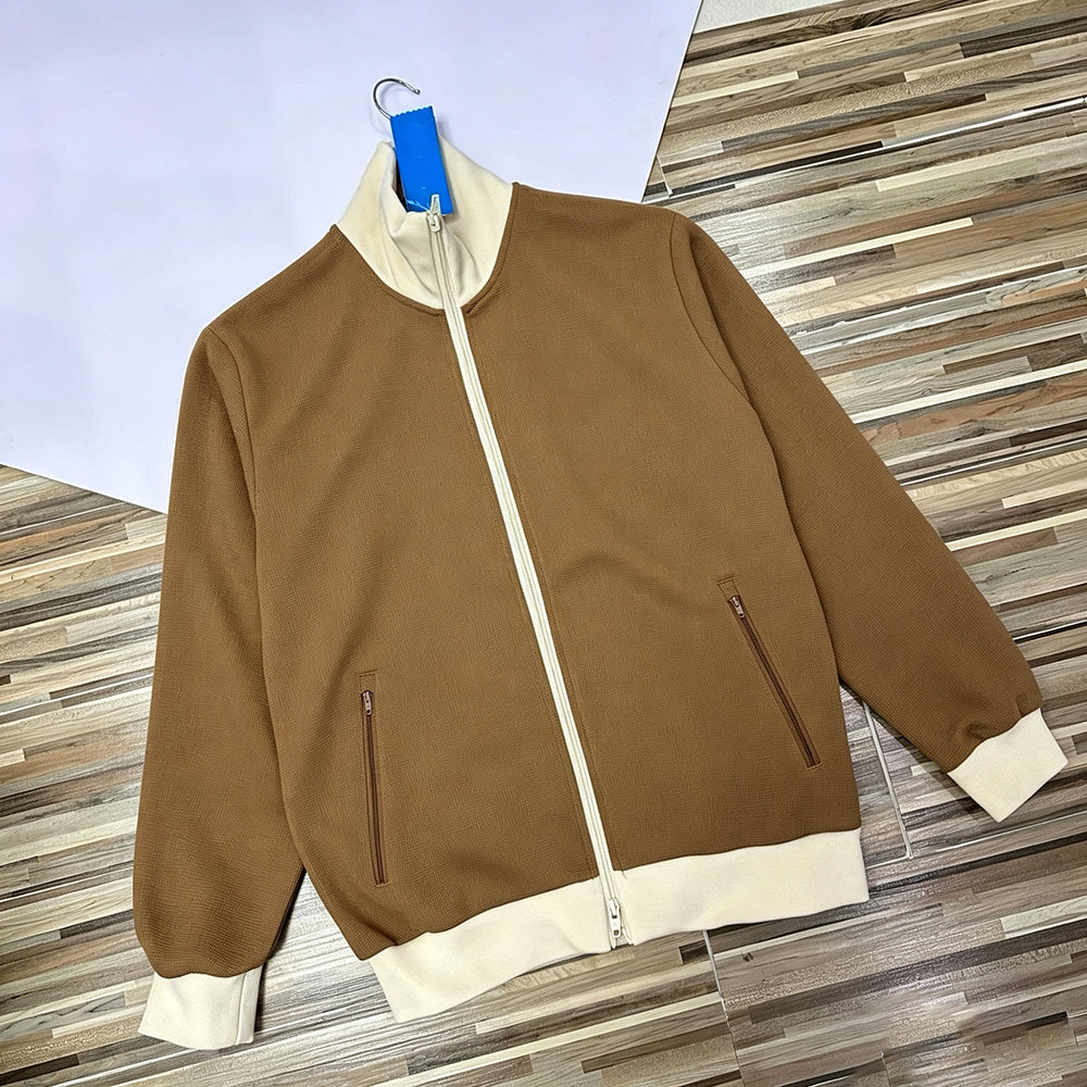Women's new casual knitted waffle coat