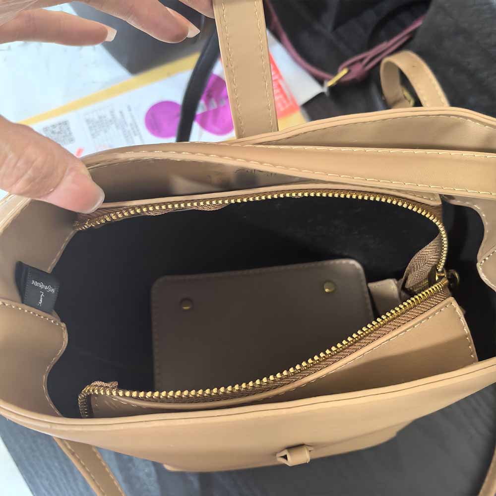 Women's New Fashion Joker Large-capacity Letter Accessories Bucket Bag Slung Handbag