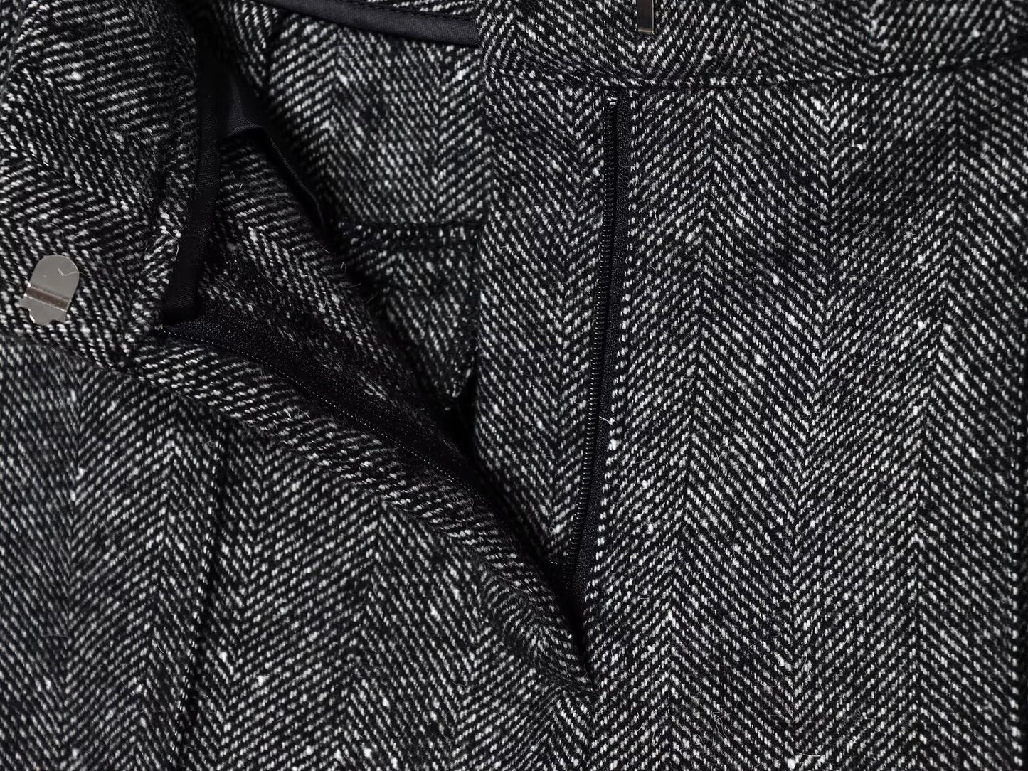suit Women's 2 pieces slim short skirt style hem Blazer Coat+Pants