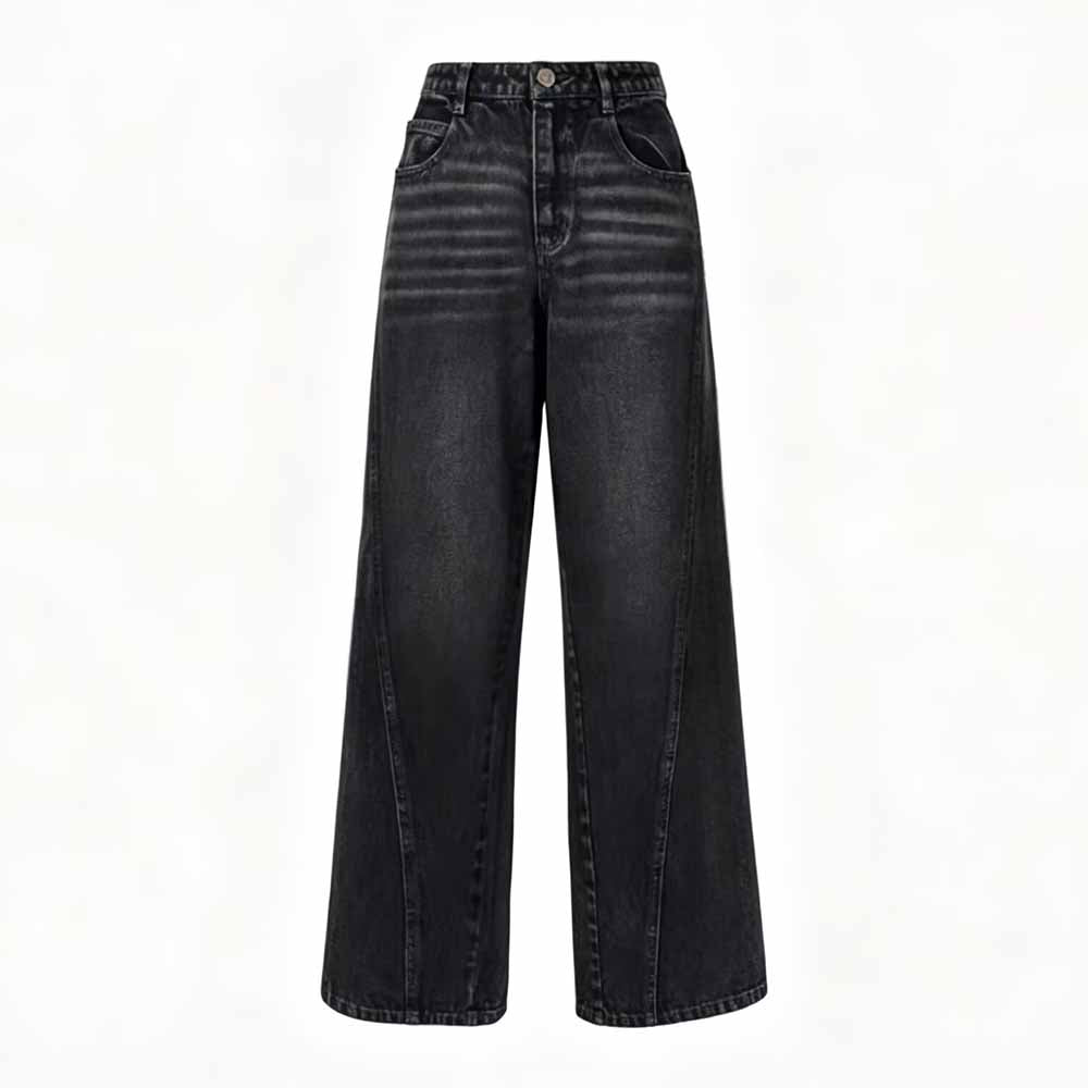 2026 women's new slim loose wide-leg pants sports straight pants
