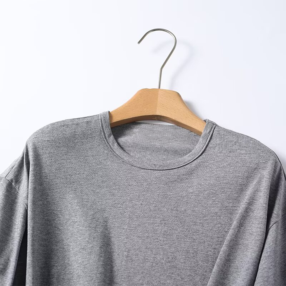 Women's casual short sleeved cotton T-shirt