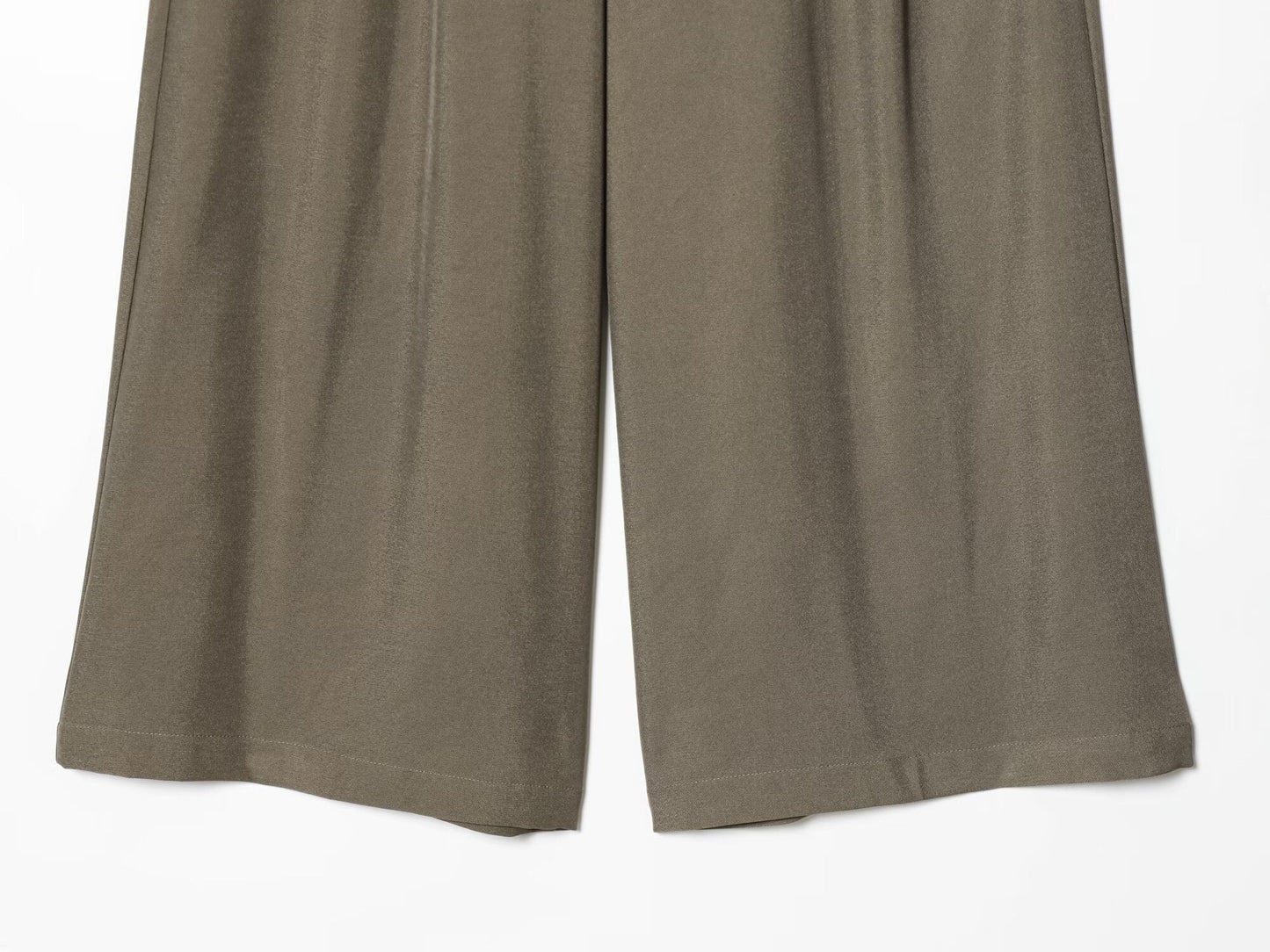 Women's loose pleated casual wide leg pants