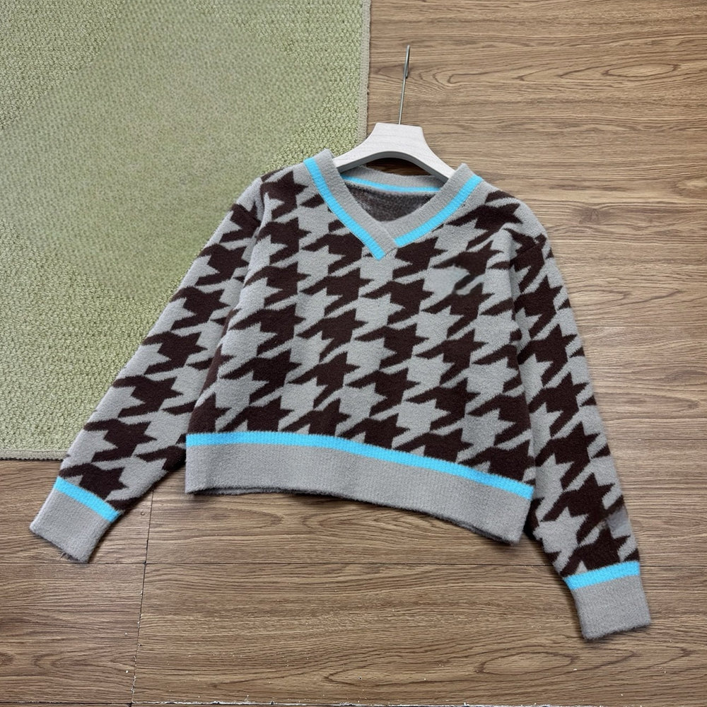 Women's new casual Joker college sweater