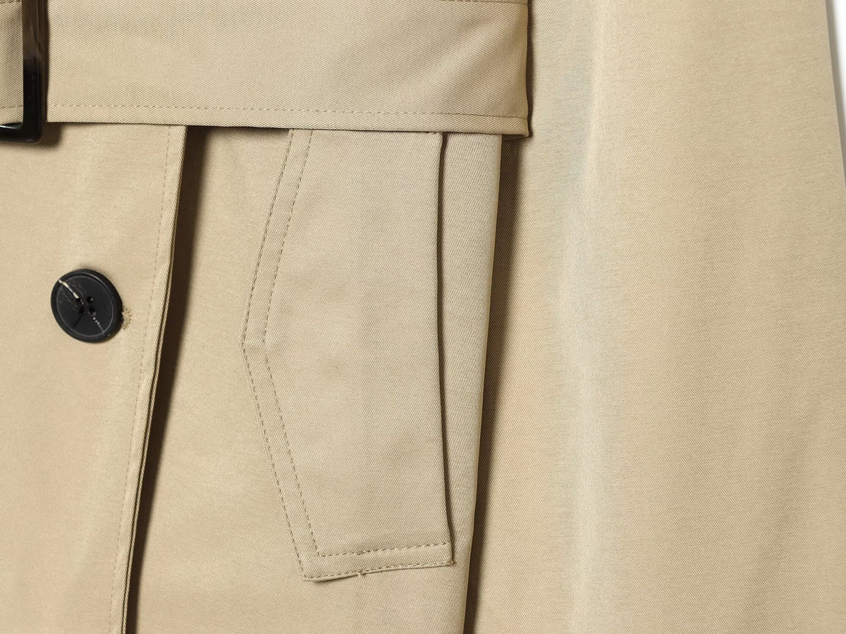 Women's with belt trench coat style jacket Coat
