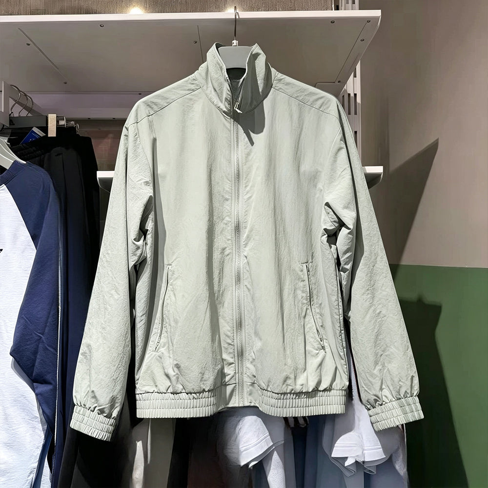 Women's new casual zipper collar thin coat