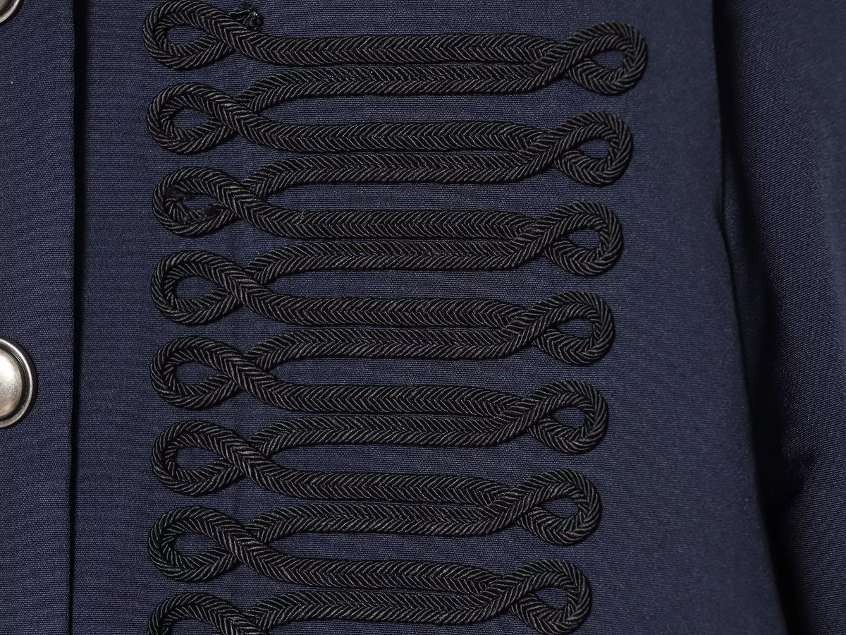Women's Rope knot Decorated Fitted Short Coat