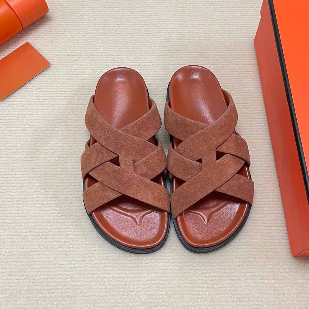 Men's and Women's New Casual Joker Couple Slippers Cross Belt Design Increases Platform Slippers.