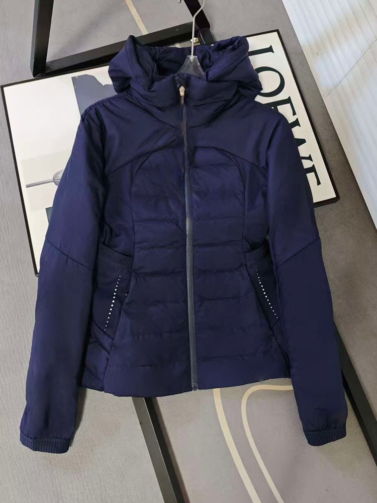 LU women's new slim thin warm down jacket