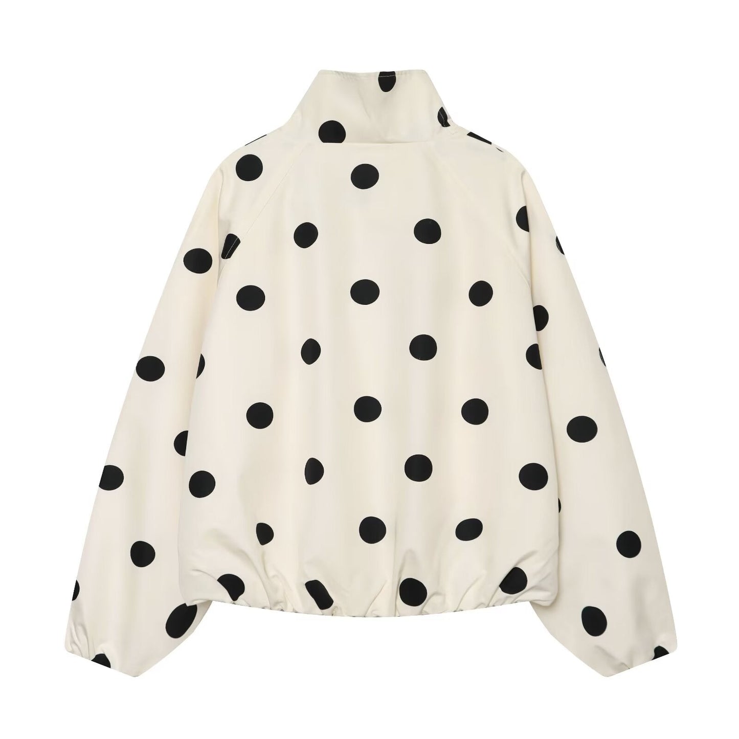 Women's polka dot pilot jacket Coat