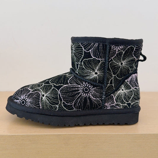 Women's new comfortable embroidered snow boots