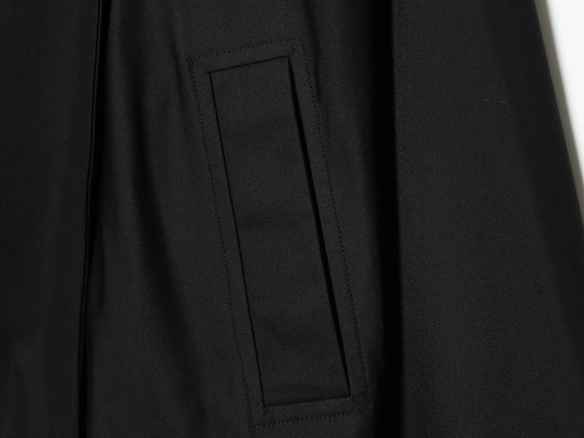 Women's long sleeved stand collar hooded jacket Coat
