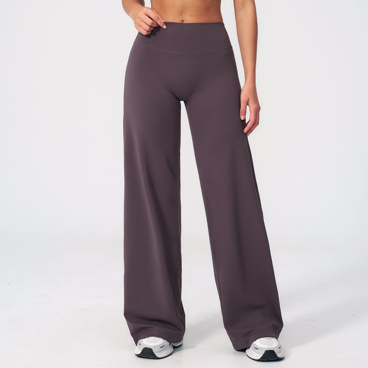 Women's new sanding slim pants loose wide-leg casual pants