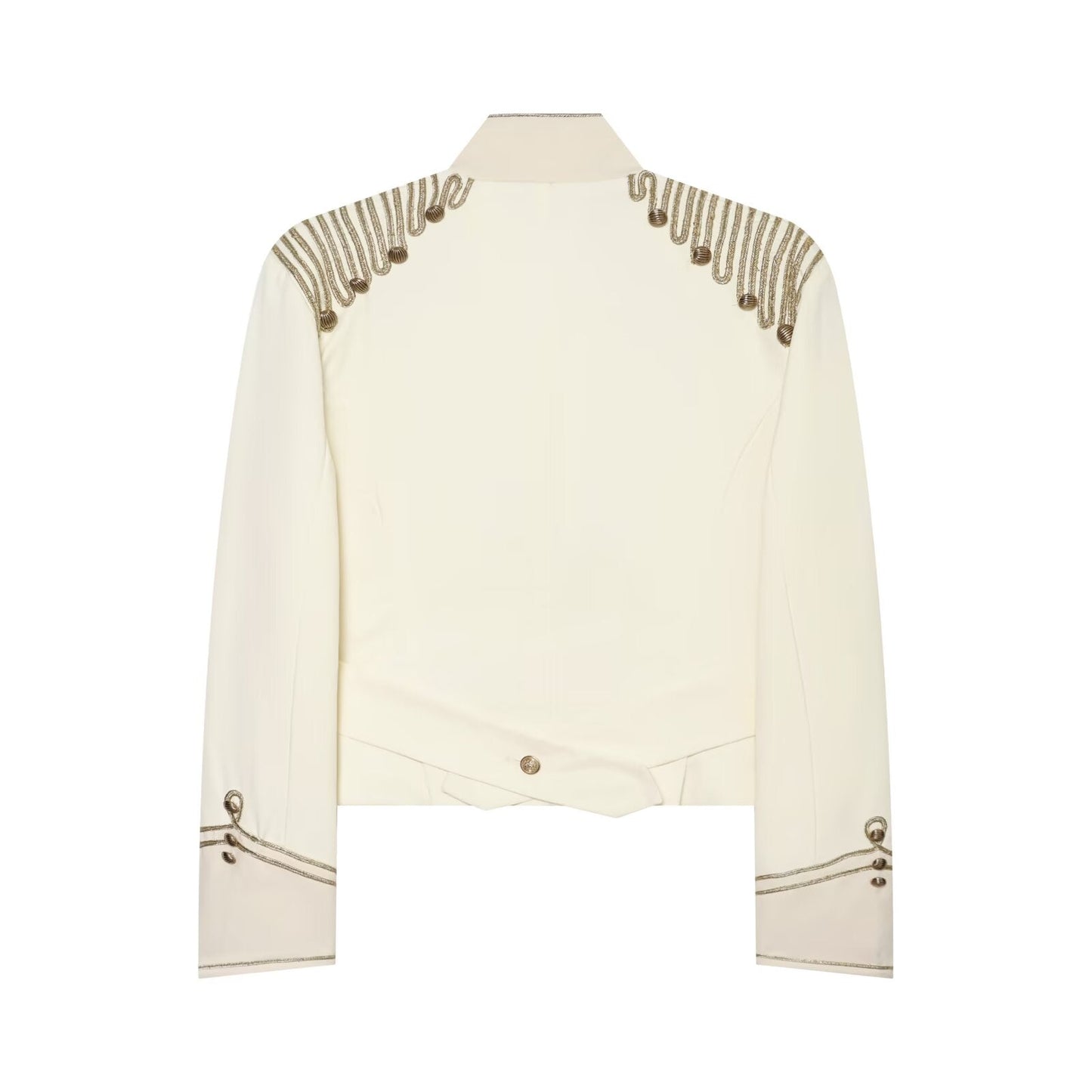 Women's rope knot buckle decorative short Coat