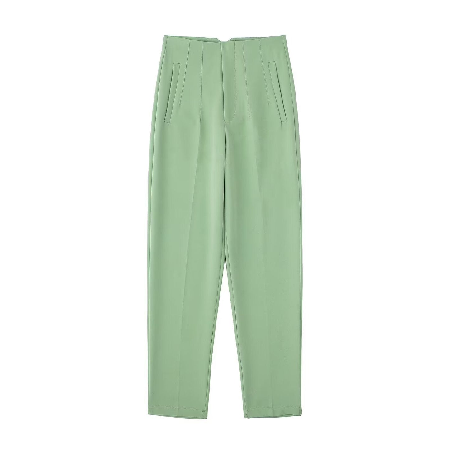 2026 Women's multi-color pleated high waisted pants