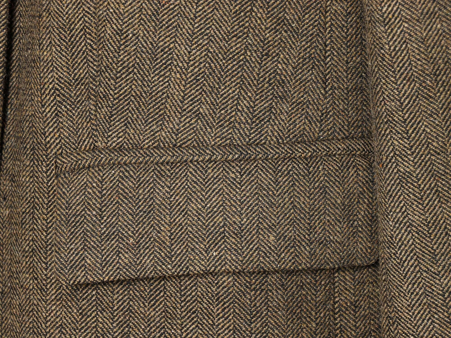 Women's loose stand collar herringbone diagonal Blazer Coat